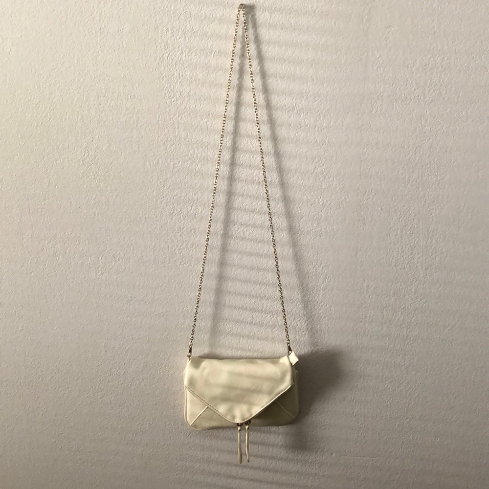 Cream Crossbody with Chain